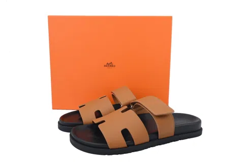 Hermès Slides Brown – photo 8