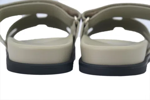 Hermès Slides Khaki – photo 3