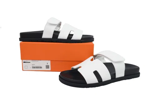 Hermès Slides White – photo 12