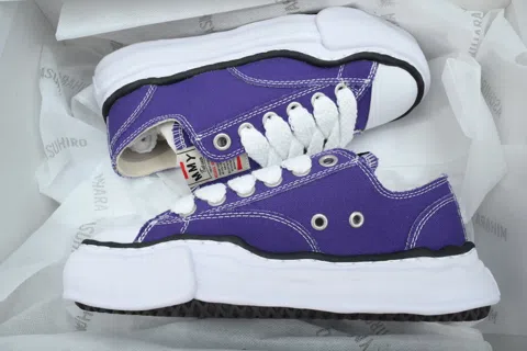 Maison Mihara Yasuhiro Sneakers White/Purple – photo 8