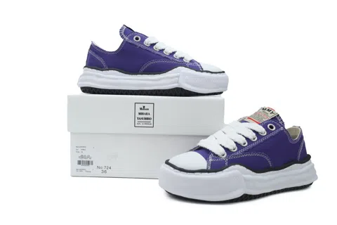 Maison Mihara Yasuhiro Sneakers White/Purple – photo 7