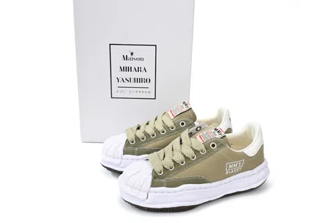 Maison Mihara Yasuhiro Sneakers White/Green – photo 9