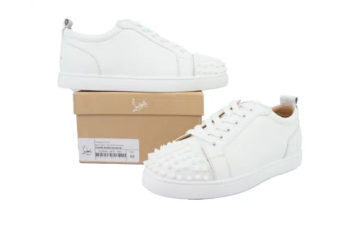 Christian Louboutin Louis Junior Spikes White – photo 7