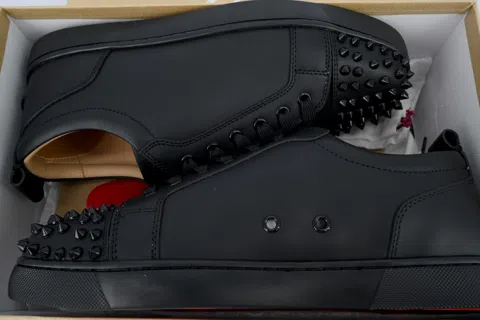 Christian Louboutin Louis Junior Spikes Black – photo 8