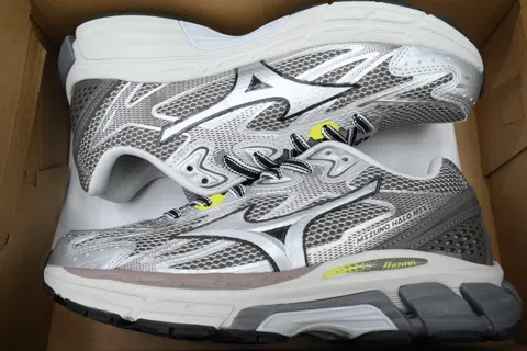 Mizuno Running Shoes Grey Silver Green – photo 8