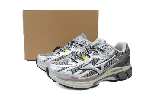 Mizuno Running Shoes Grey Silver Green – photo 6