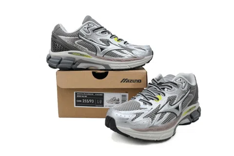 Mizuno Running Shoes Grey Silver Green – photo 7