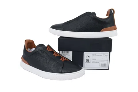 Zegna Sneakers Black/Brown – photo 7