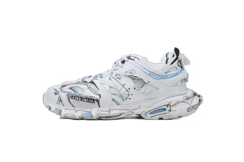 Balenciaga Track White Blue
