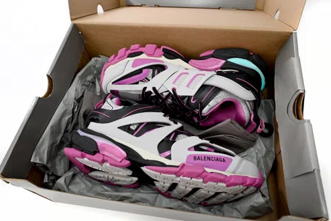 Balenciaga Track LED Black/White/Pink – photo 11