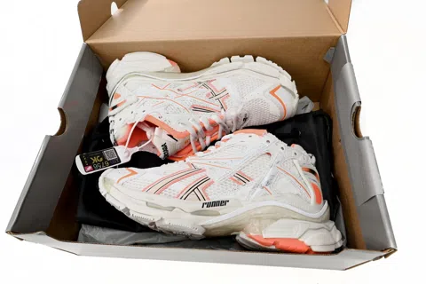 Balenciaga Runner White/Orange – photo 11
