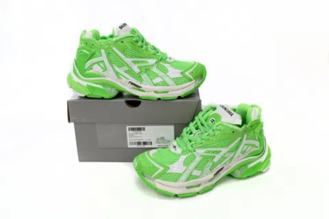 Balenciaga Runner White/Green – photo 10