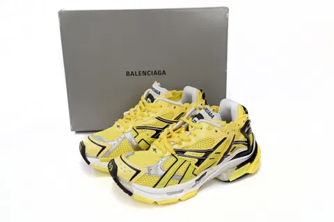 Balenciaga Running Shoes Black/Yellow – photo 10