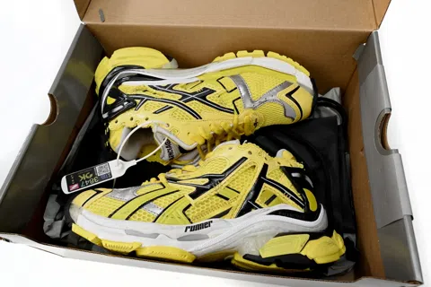 Balenciaga Running Shoes Black/Yellow – photo 11