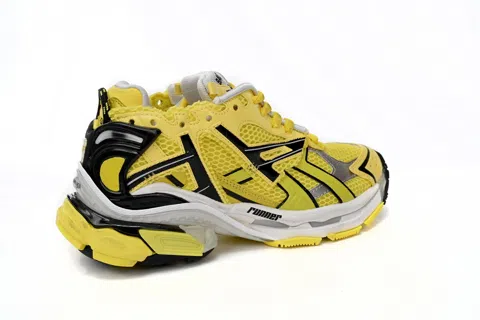 Balenciaga Running Shoes Black/Yellow – photo 3