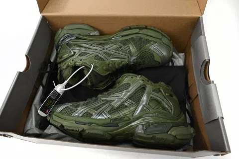 Balenciaga Running Shoes Army Green – photo 11