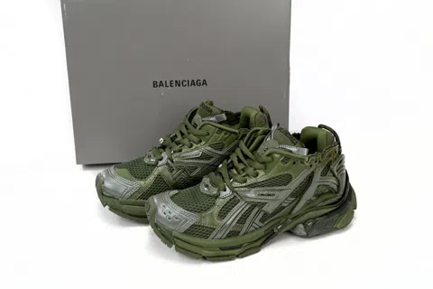 Balenciaga Running Shoes Army Green – photo 9