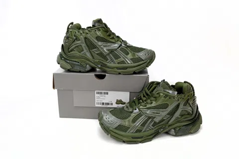 Balenciaga Running Shoes Army Green – photo 10