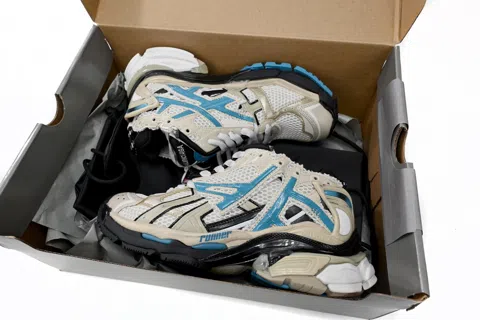 Balenciaga Running Shoes Cream/Grey/Blue – photo 10