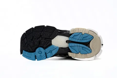 Balenciaga Running Shoes Cream/Grey/Blue – photo 5