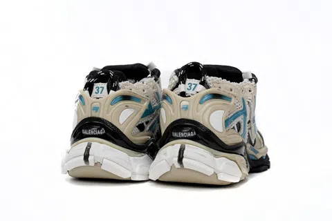 Balenciaga Running Shoes Cream/Grey/Blue – photo 4