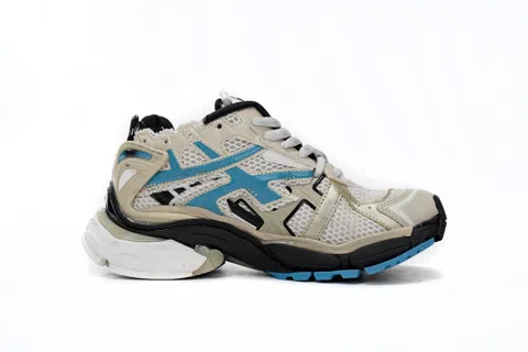 Balenciaga Running Shoes Cream/Grey/Blue – photo 3