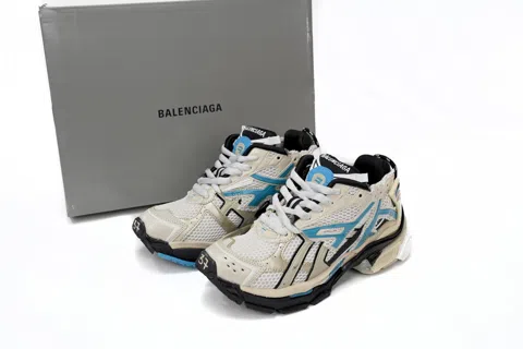 Balenciaga Running Shoes Cream/Grey/Blue – photo 8