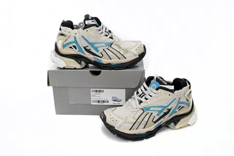 Balenciaga Running Shoes Cream/Grey/Blue – photo 9