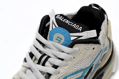 Balenciaga Running Shoes Cream/Grey/Blue – photo 6