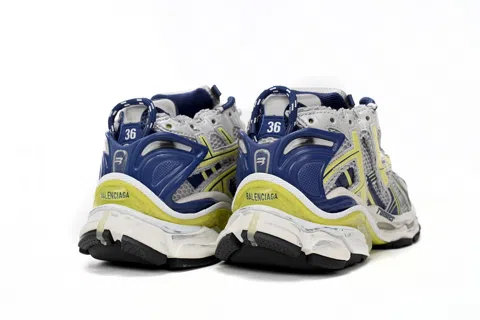 Balenciaga Runner White/Yellow/Blue – photo 4