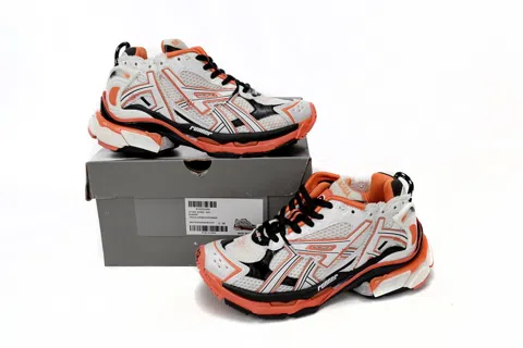 Balenciaga Runner White/Orange/Black – photo 8