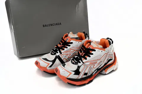 Balenciaga Runner White/Orange/Black – photo 9