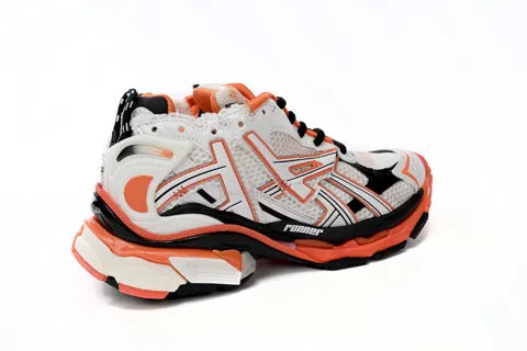 Balenciaga Runner White/Orange/Black – photo 3