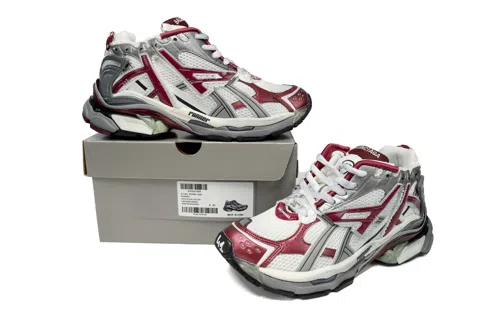 Balenciaga Runner White/Grey/Red – photo 9