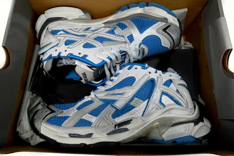 Balenciaga Runner White/Blue – photo 10