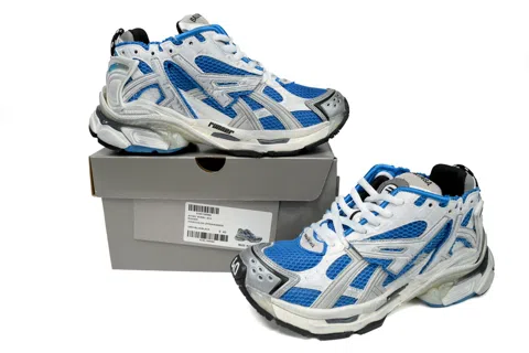 Balenciaga Runner White/Blue – photo 9