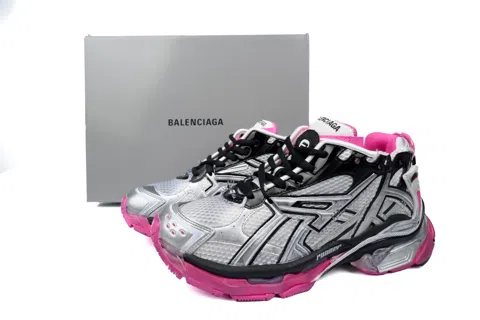 Balenciaga Runner Silver/Red – photo 7