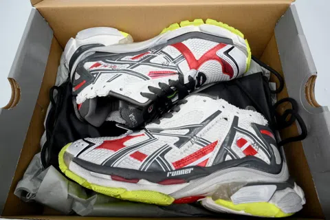 Balenciaga Runner White/Black/Red – photo 8
