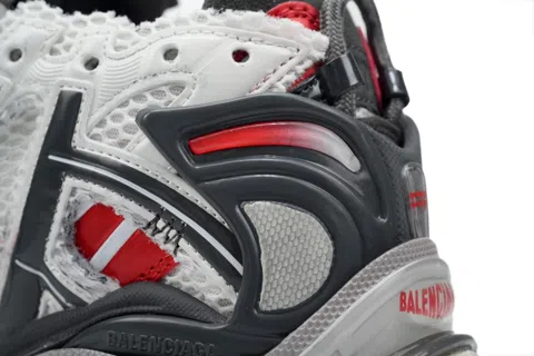 Balenciaga Runner White/Black/Red – photo 5
