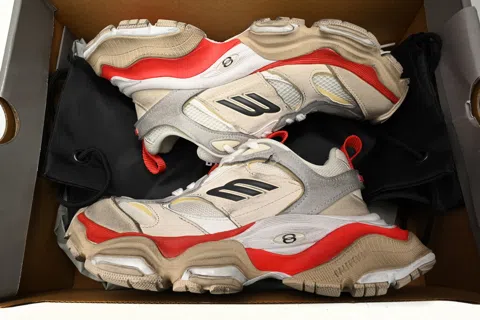 Balenciaga Cargo Cream/Red – photo 10
