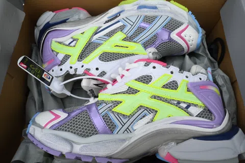 Balenciaga Runner White/Yellow/Purple – photo 8