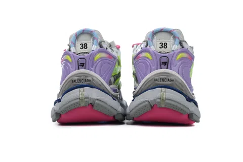 Balenciaga Runner White/Yellow/Purple – photo 3