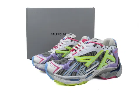Balenciaga Runner White/Yellow/Purple – photo 6