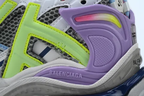 Balenciaga Runner White/Yellow/Purple – photo 5