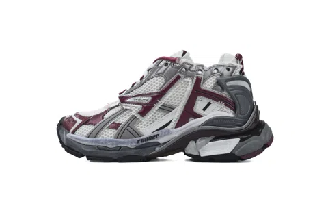 Balenciaga Runner White/Burgundy