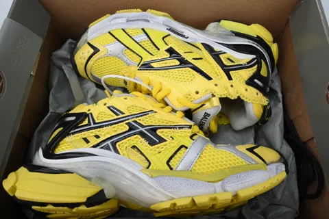 Balenciaga Running Shoes Black/Yellow – photo 8