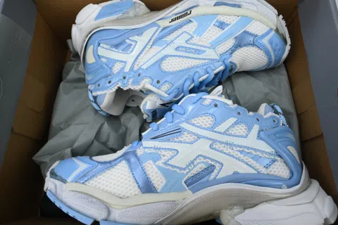 Balenciaga Runner White/Light Blue – photo 8