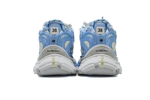 Balenciaga Runner White/Light Blue – photo 3