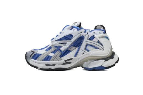 Balenciaga Runner White/Royal Blue