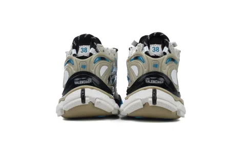 Balenciaga Running Shoes Cream/Grey/Blue – photo 3